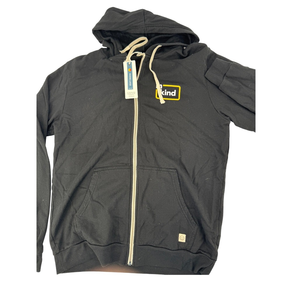Marine Layer Hoodie Medium Black In Kind Zip Up Mens New